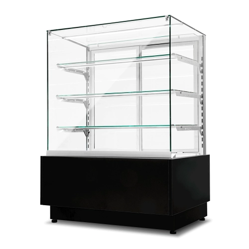 Witryna cukiernicza neutralna Dolce Visione Neutro Premium 1300 | wnętrze ze stali nierdzewnej