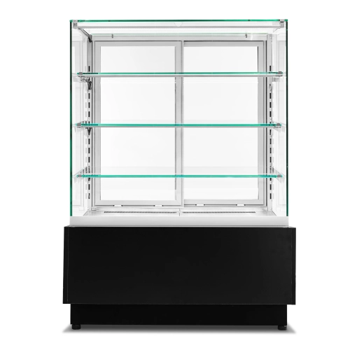 Witryna cukiernicza neutralna Dolce Visione Neutro Premium 1300 | wnętrze ze stali nierdzewnej