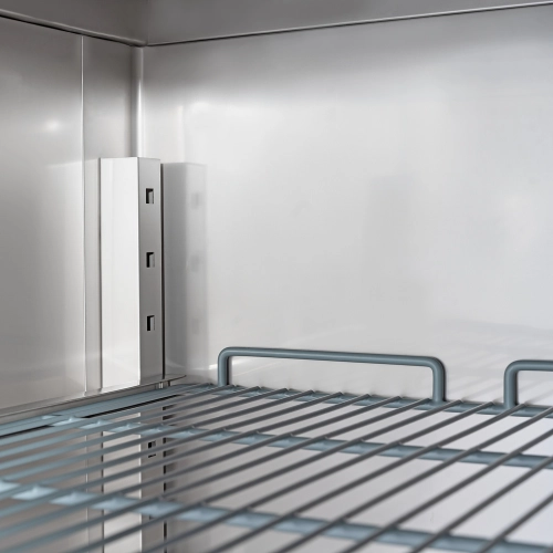 Szafa chłodnicza ze stali nierdzewnej na kółkach, GN 2/1, 650 l | 830620